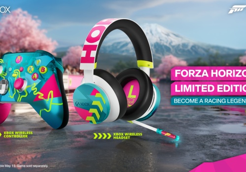 Xbox prezentuje żywo kolorowy kontroler Forza Horizon 6 i zestaw słuchawkowy