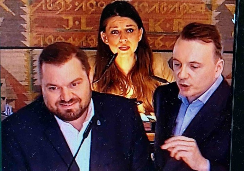 Awantura na sesji Rady Miasta Krakowa. Radny Łukasz Gibała kontra wiceprezydent Łukasz Sęk