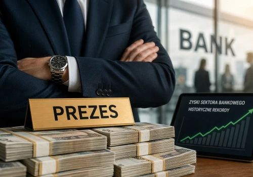 7,7 miliona złotych na koncie prezesa. Podczas gdy banki biją rekordy zysków, ich szefowie inkasują fortuny