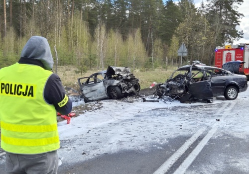 Pościg policji zakończony tragedią na DK58. Nowe fakty w sprawie śmiertelnego wypadku