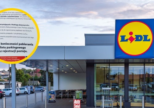 Kary pięć tys. zł za spalinowe auto pod Lidlem i Biedronką? To nieprawda. Wyjaśniamy