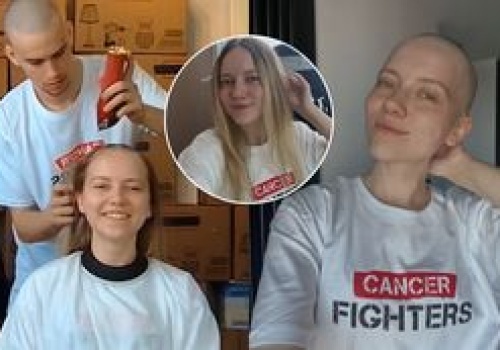 Jako pierwsza kobieta ogoliła głowę u Łatwoganga. Jej mama początkowo nie była zachwycona