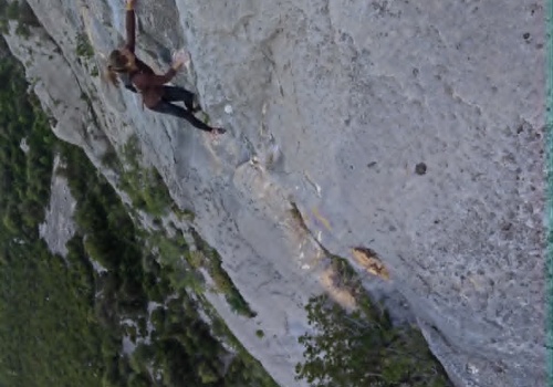 Ola Taistra w swoim żywiole – free solo na „La Nostra Svizzera” 6c, 240 metrów