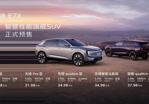 Audi w Chinach: Oto nowe cacuszko high-tech, Audi E7X. Ceny atrakcyjne! W Europie: Oto cacuszko, Audi Q9. Więcej ekranów!
