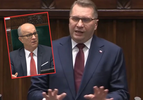 Dumny Czarnek skończył swój występ. Wtedy przyszła TA riposta Czarzastego. „Zapomniał pan”