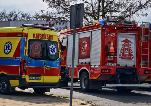 Reanimowano kobietę między blokami