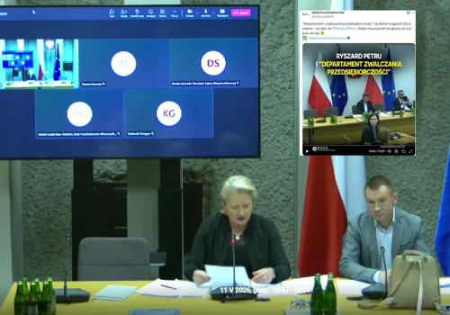 Komedia! Petru naprawdę to powiedział. "Departament zwalczania"