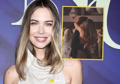 Sandra Kubicka z partnerem na weselu Dominika Dudka. Czule ją obejmował