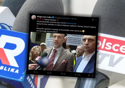 Ostra rywalizacja prawicowych stacji. Wystarczył kadr z jednego z programów