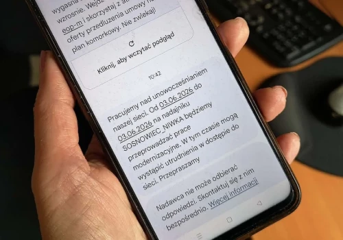 Konserwacja nadajnika Orange. Mogą wystąpić utrudnienia w dostępie do sieci