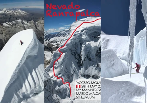 „Acceso Momentáneo” – fantastyczna linia narciarska na Ranrapalce w Peru