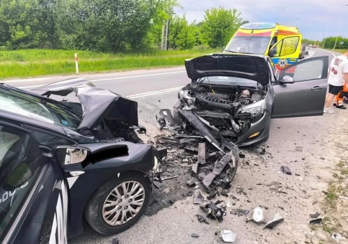 To był niebezpieczny weekend na drogach powiatu. Siedem osób trafiło do szpitala