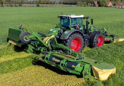 Krone EasyCut B 1250 CV Fold Collect. Kosiarka, która kosi 12 metrów jednym przejazdem