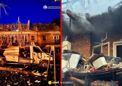 Zmasowany atak Rosji na Ukrainę. Ofiary w Dnieprze