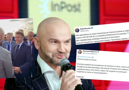 Macron podziękował InPostowi za rekordowe inwestycje we Francji