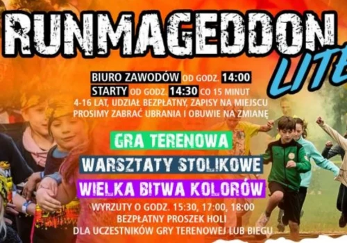 Aktywny Dzień Dziecka w Gołotczyźnie. Runmageddon Lite, warsztaty i Bitwa Kolorów