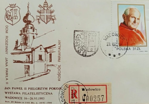 Jan Paweł II – Pielgrzym Pokoju. Wspomnienie wystawy filatelistycznej w Wadowicach