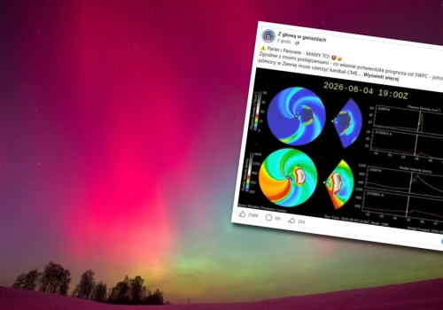 Astronomowie podnieśli alarm. Wielka zorza polarna nad Polską! Kiedy patrzeć w niebo?