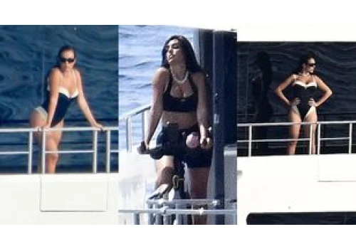 Odziana w bikini Georgina Rodriguez strzela pozy na LUKSUSOWYM JACHCIE. Taka to pożyje? (ZDJĘCIA)