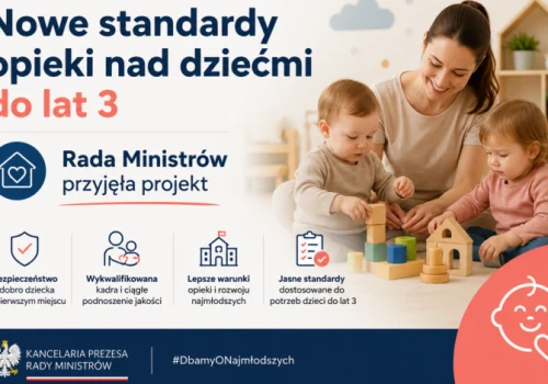 MRPiPS: Nowe standardy opieki nad dziećmi do lat 3 – Rada Ministrów przyjęła projekt