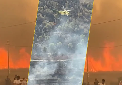 Ogromny pożar w Hiszpanii. 