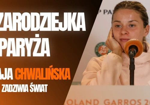 Członek sztabu: Mogła już nie grać w tenisa, a teraz Maja jest w wielkim gazie