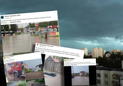 Nawałnice przeszły przez Polskę. Zalane ulice, ludzie uwięzieni w samochodach