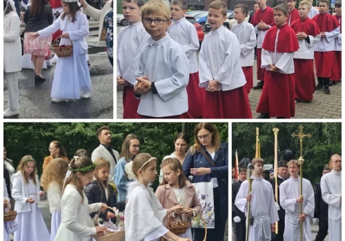 Deszcz nie przeszkodził. Procesje Bożego Ciała w Jastrzębiu