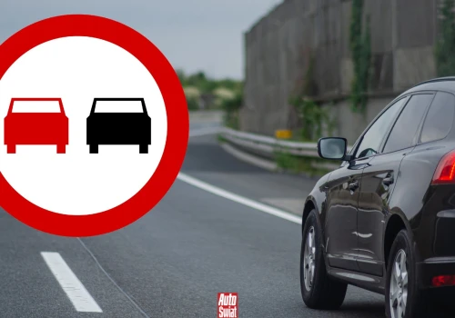 Wyprzedzanie na podwójnej ciągłej jest legalne. Nie działa jak znak B-25. Są warunki