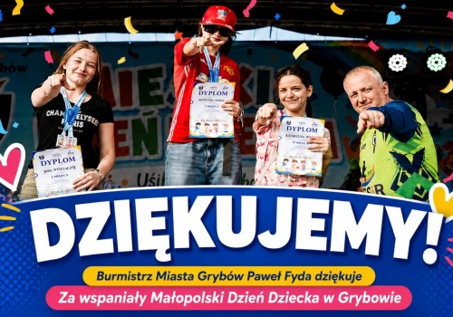 Dzień Dziecka w Grybowie: burmistrz dziękuje zaangażowanym
