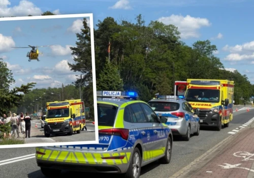 Dwa potrącenia na DK46! Wypadki w Ozimku i Dębskiej Kuźni
