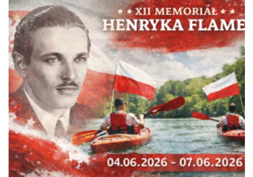 Kajakarze popłynęli Wisłą, by upamiętnić legendarnego Henryka Flamego