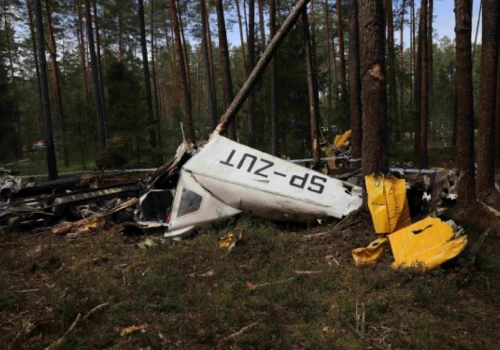 Prześledzono cały lot. Jest wstępny raport z katastrofy Domadera podczas pożaru Puszczy Solskiej
