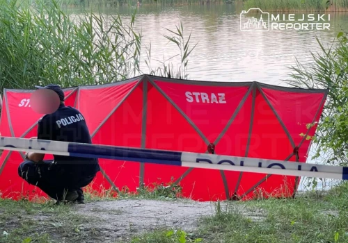 Mężczyzna utonął w stawie na terenie swojej posesji. Chwilę wcześniej spożywał alkohol