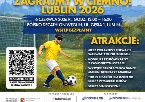 Zamknij oczy i poczuj grę. Wyjątkowe wydarzenie „Zagrajmy w Ciemno!” już w sobotę