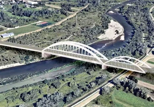 Wielka inwestycja na południu Polski. Nowy most nad rzeką Dunajec