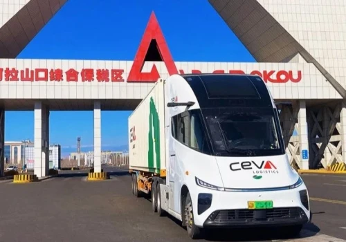 Sukces elektrycznego samochodu ciężarowego na trasie Chiny - Kazachstan