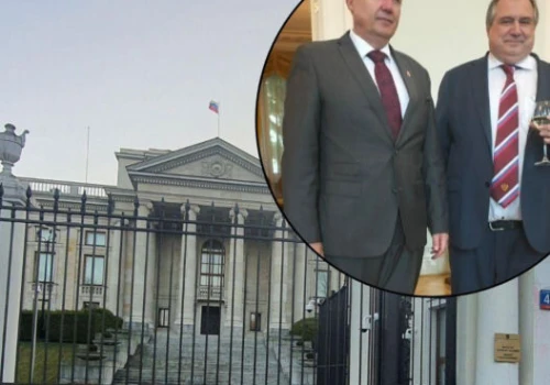 Człowiek Baruna świętował w ambasadzie Rosji. "Wizyta rekomendowana"