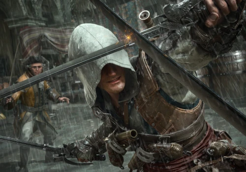 Premiera za kilkanaście dni. 11-minutowy gameplay z AC Black Flag Resynced pokazuje upiększone starcia