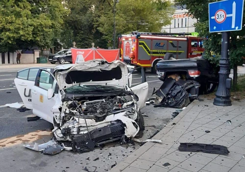 Śmiertelny wypadek w centrum Lublina. 19-latek kierujący BMW był nietrzeźwy i nie miał prawa jazdy
