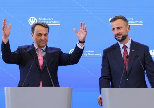 Sikorski rozmowiał z szefem MSZ Ukrainy Andrijem Sybihą. „Zajmujemy się cierpliwą pracą”