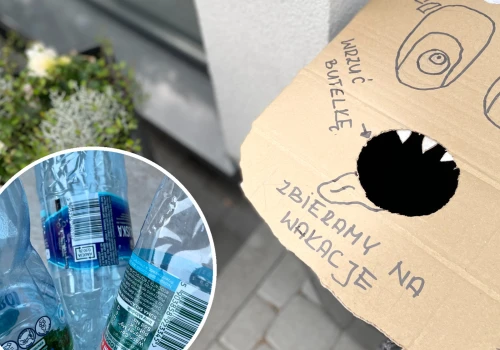 Butelka z kaucją jako napiwek. Na wakacjach ciężko oddać, lepiej zostawić w restauracji