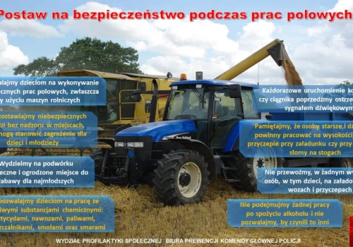 Lato w gospodarstwie. Postaw na ostrożność i bezpieczeństwo