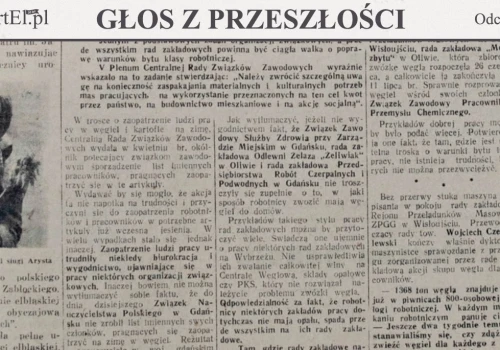 Wykonuje przeciętnie 300 procent normy (Głos z przeszłości, odc. 257)