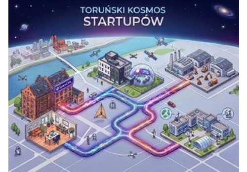 Toruń ma swój kosmos. Mapa miejsc, w których rodzą się lokalne startupy