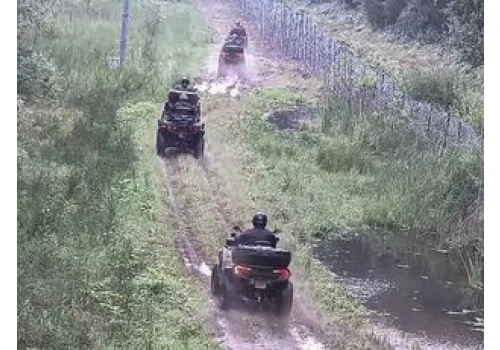 Zrobili sobie rajd po granicy z Rosją. Nagrały ich kamery