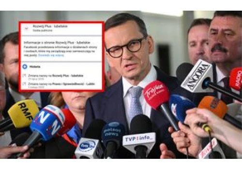 Rozłam w PiS przeniósł się do internetu. Zniknął lokalny profil partii