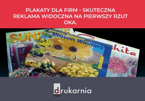 Plakaty dla firm - skuteczna reklama widoczna na pierwszy rzut oka