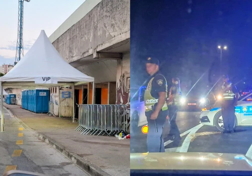 Polak o paraliżu chorwackiego miasta. "Spaliśmy na parkingu"