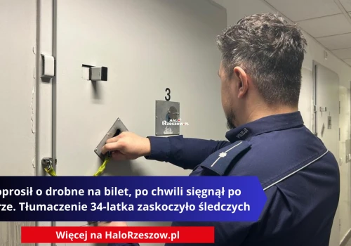Poprosił o drobne na bilet, po chwili sięgnął po ostrze. Tłumaczenie 34-latka zaskoczyło śledczych